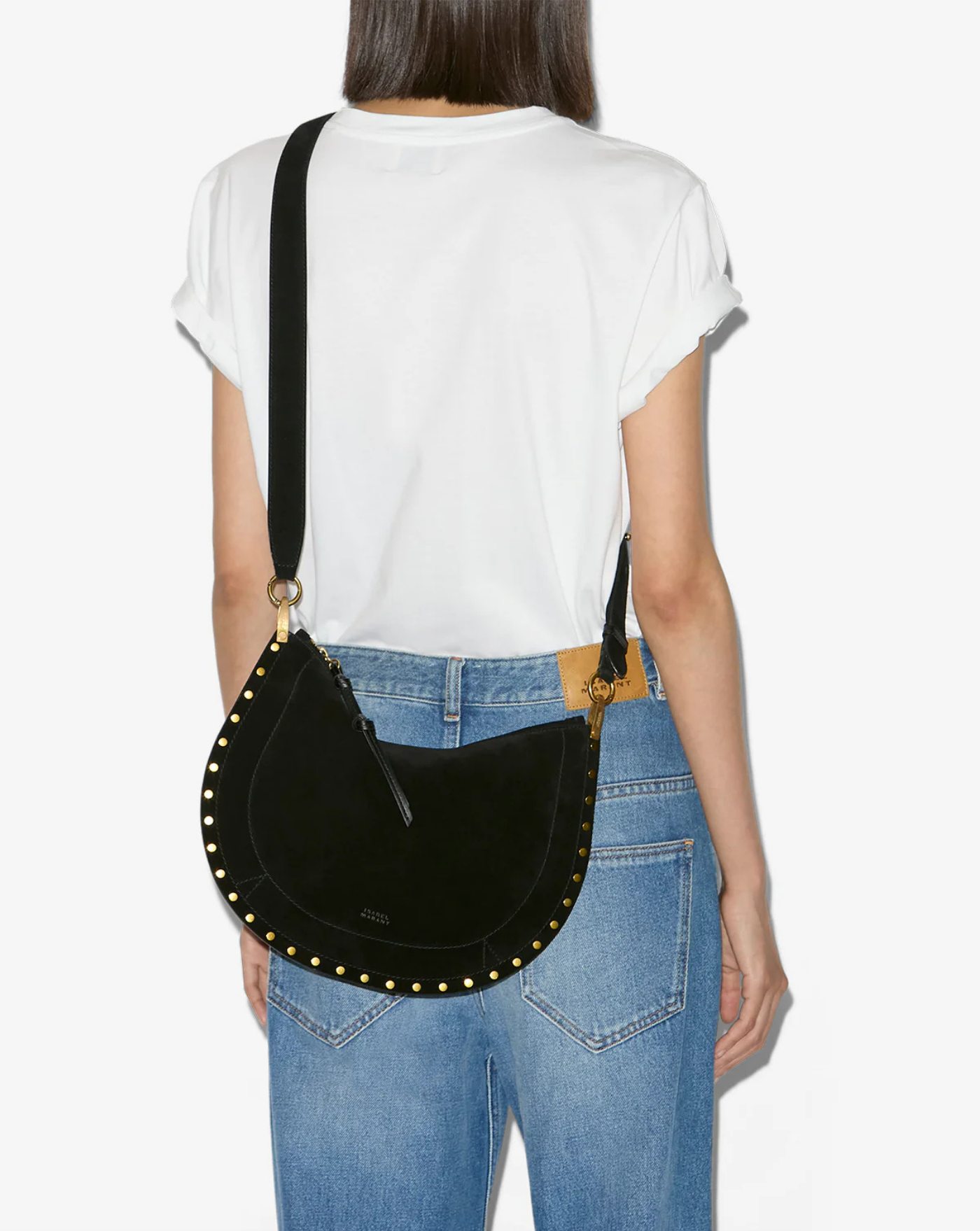 Bolso Isabel Marant Oskan Soft Zip BF0066FA B2C03M 01BK ISABEL MARANT