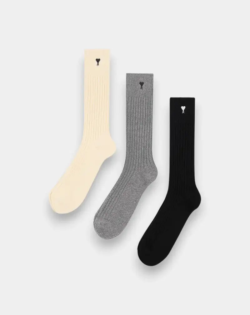 Calcetines Ami Paris Ami de Coeur Pack de 3 USC611AK0007 A148 AMI PARIS