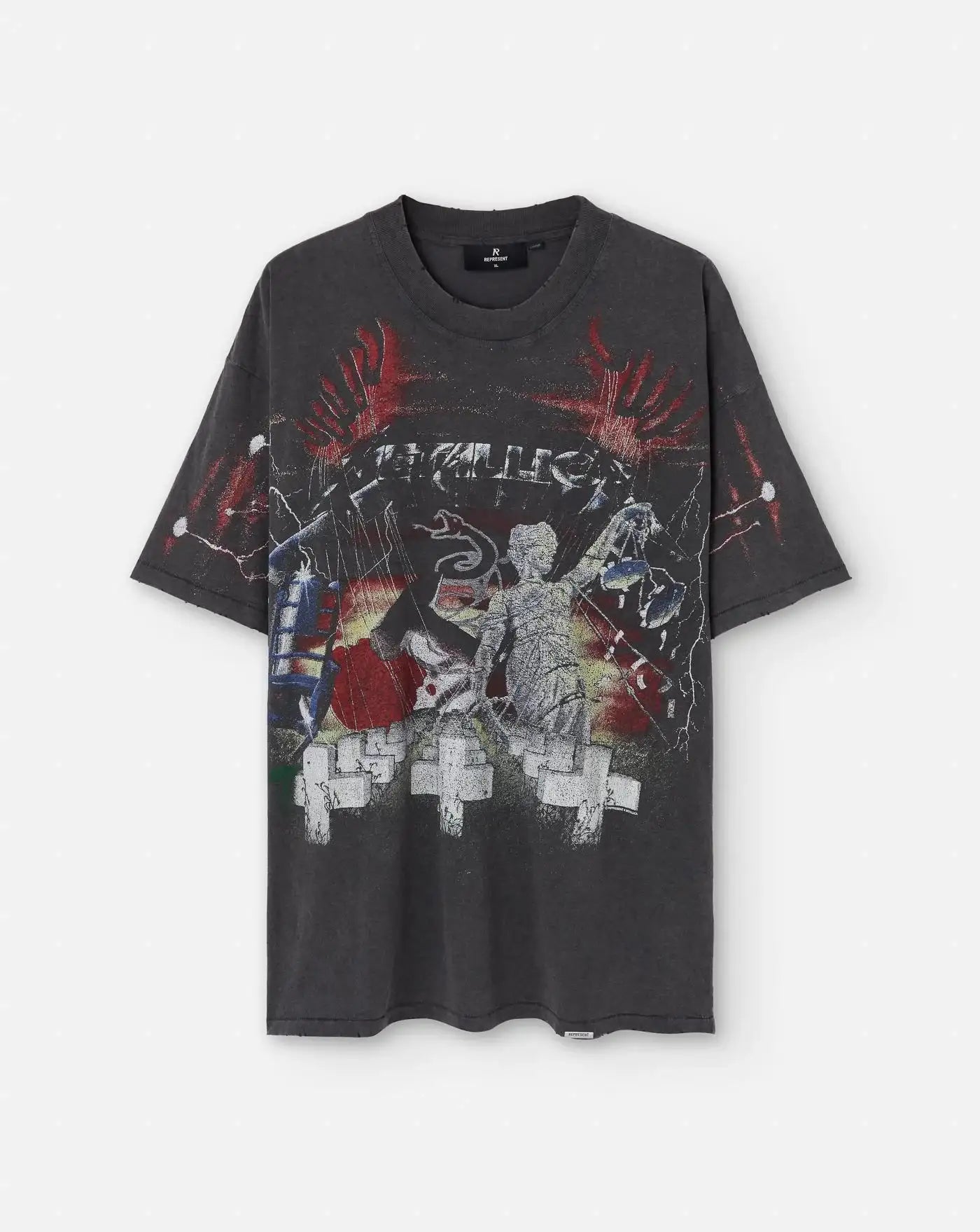 Camiseta Represent Metallica Justice MLM4354 20 REPRESENT