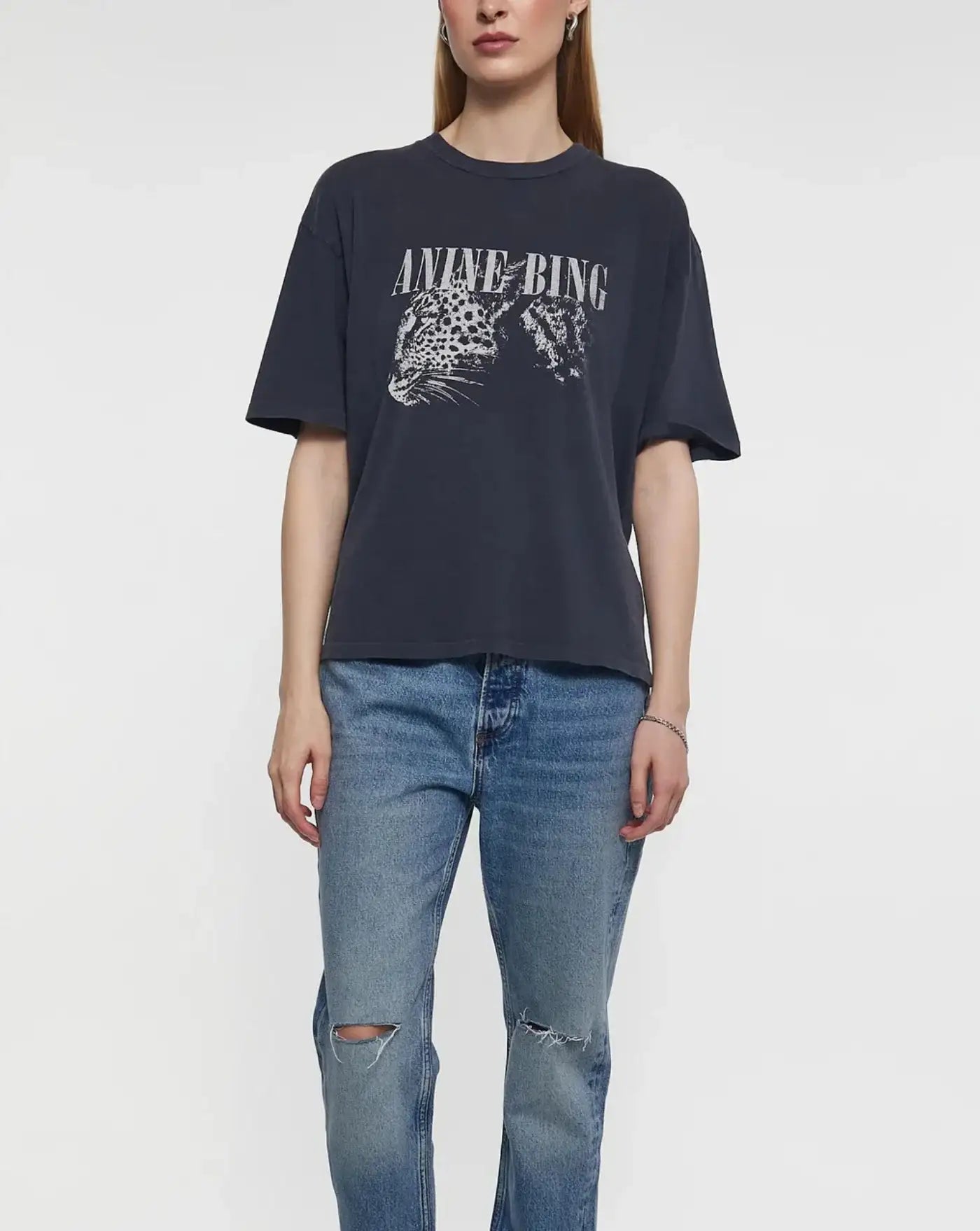 Camiseta Anine Bing Cohen A0811703WBL1 WASHED BLACK ANINE BING