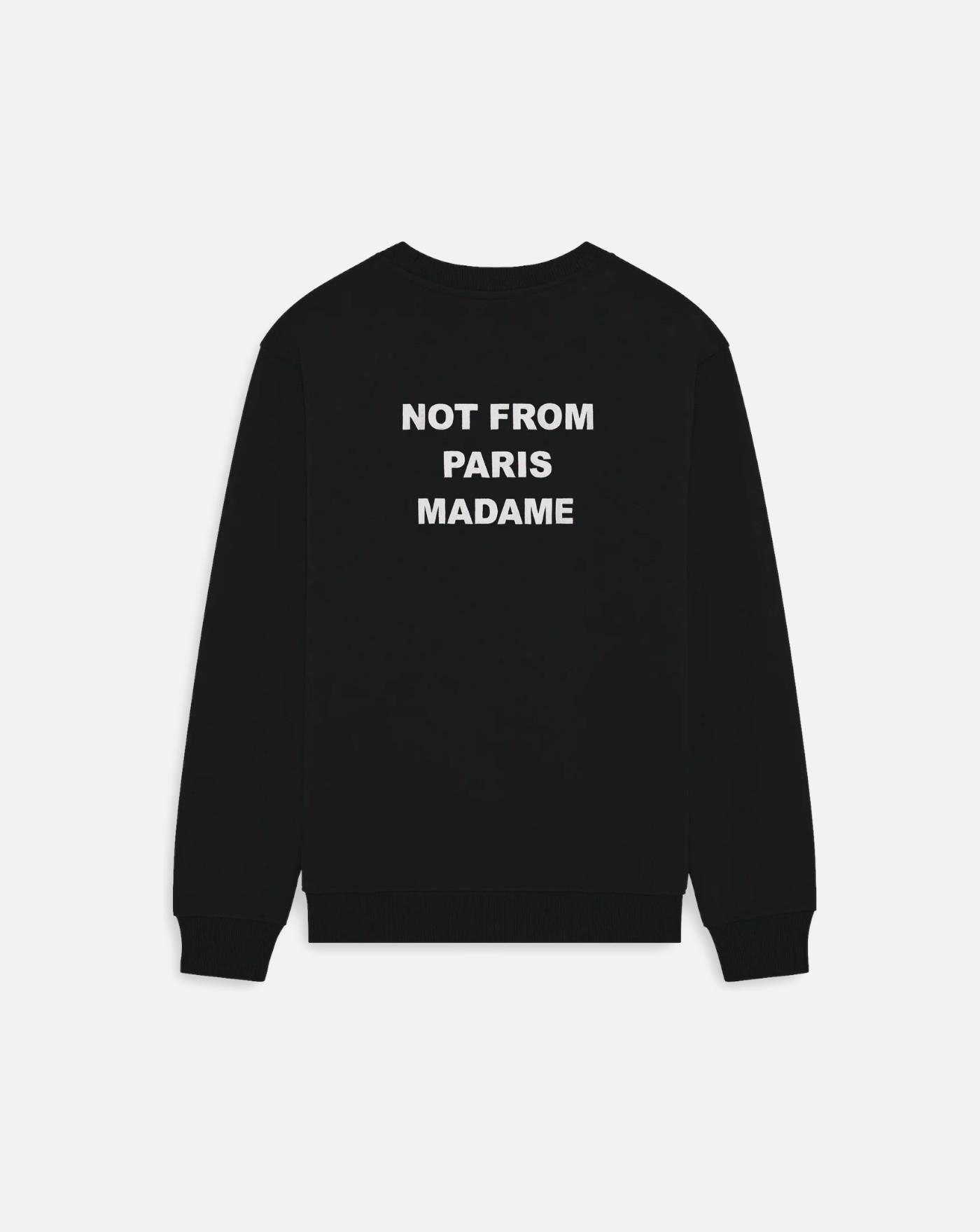Sudadera Drole de Monsieur Bold Slogan Sweatshirt<BR/> SW149 CO127 BL DROLE DE MONSIEUR