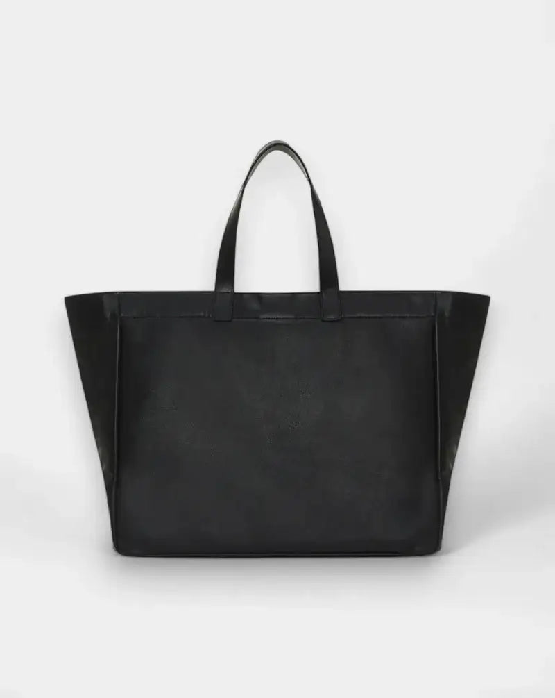Bolso Anine Bing LARGE RIO TOTE - BLACK RECYCLED LEATHER A132148005 BLACK ANINE BING