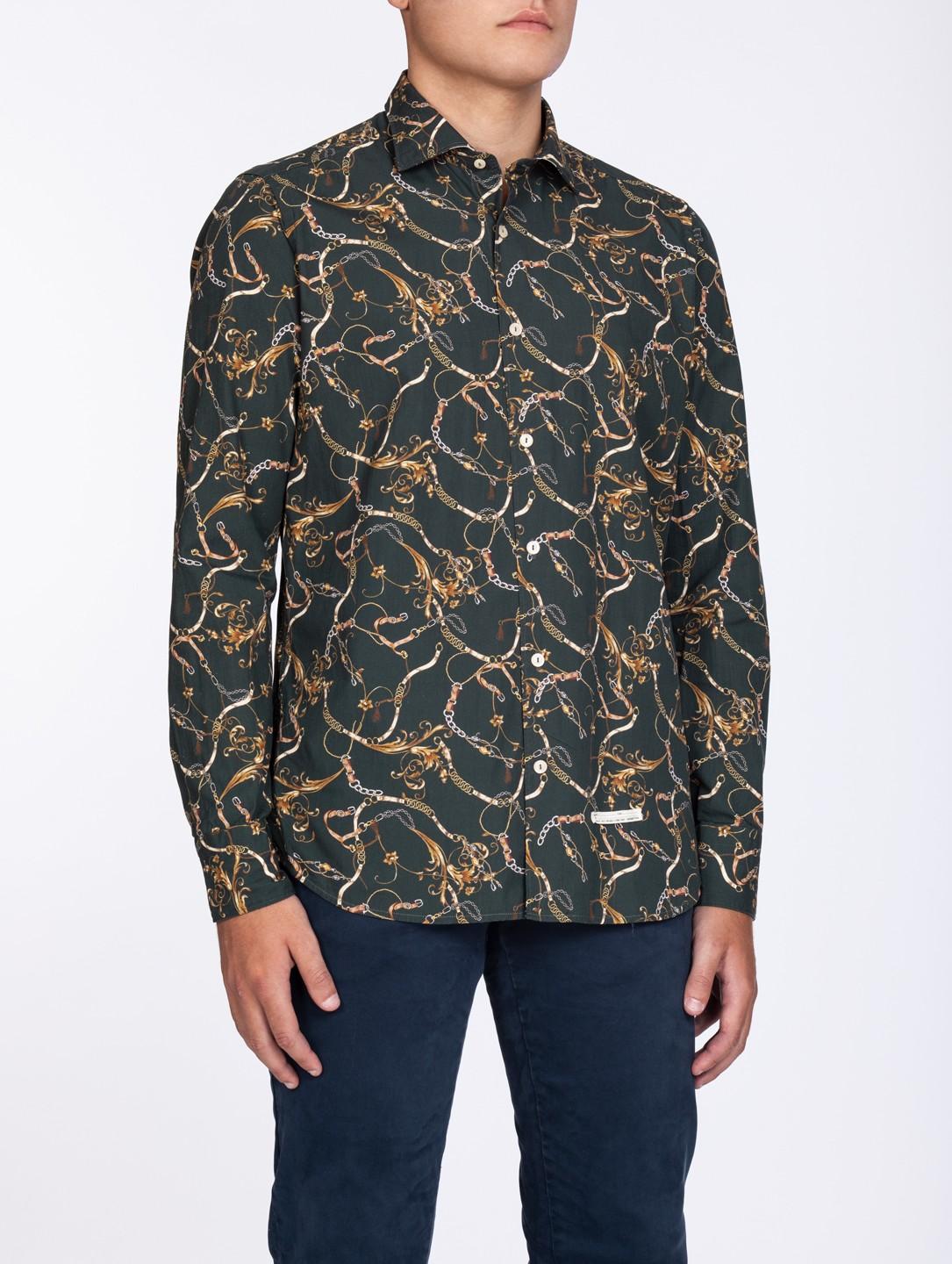 Camisa Tintoria Mattei Estampado 1RCWNJWFU1 60 TINTORIA MATTEI