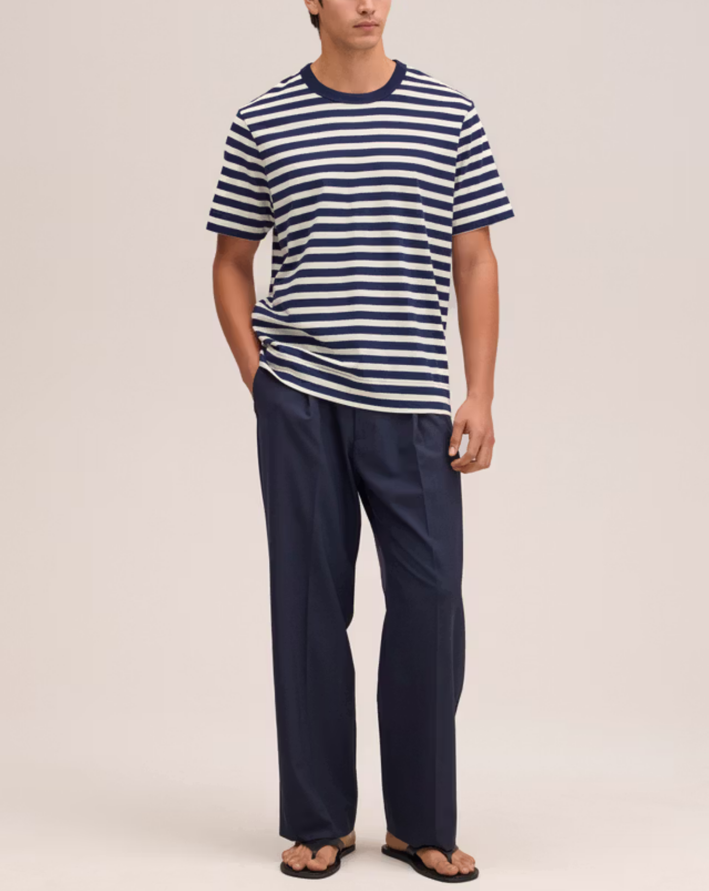 Camiseta NN.07 Adan 2610000096 724 NAVY STRIPE NN. 07