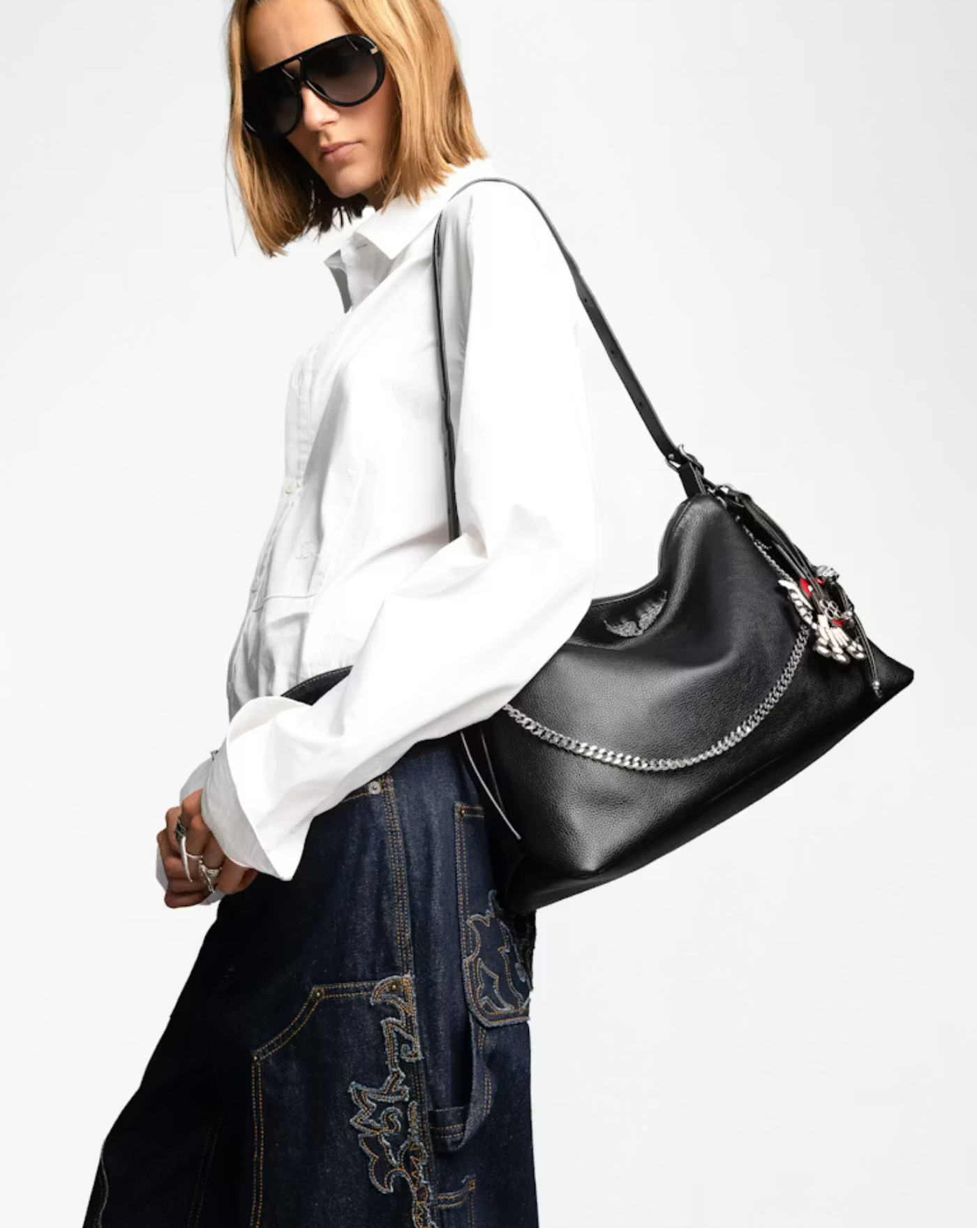 Bolso Zadig & Voltaire Jim Grained LWBA04310 011 ZADIG & VOLTAIRE