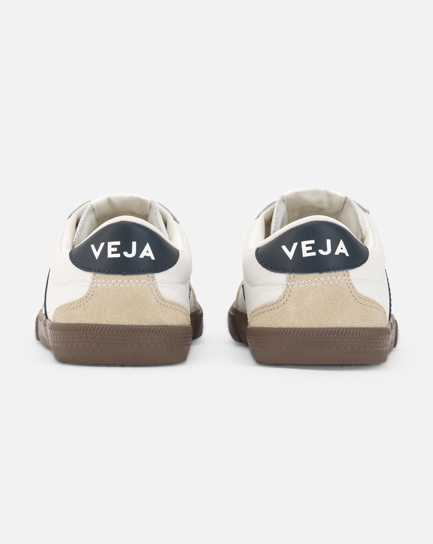 Zapatillas Veja Volley O.T Leather White Nautico Bark VO2003531B WHITE-NAUTICO VEJA