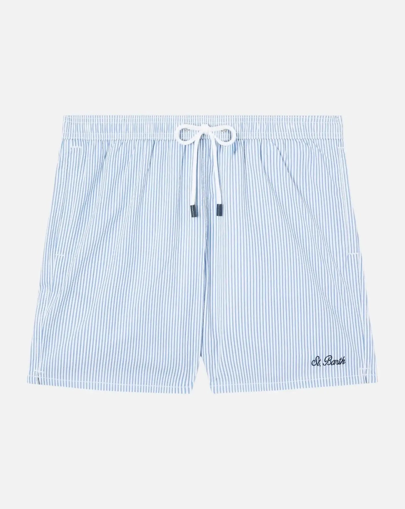 Bañador Mc2 Saint Barth Patmos Seersucker Stripes PATM001 01706L 31 L EMB MC2 SAINT BARTH