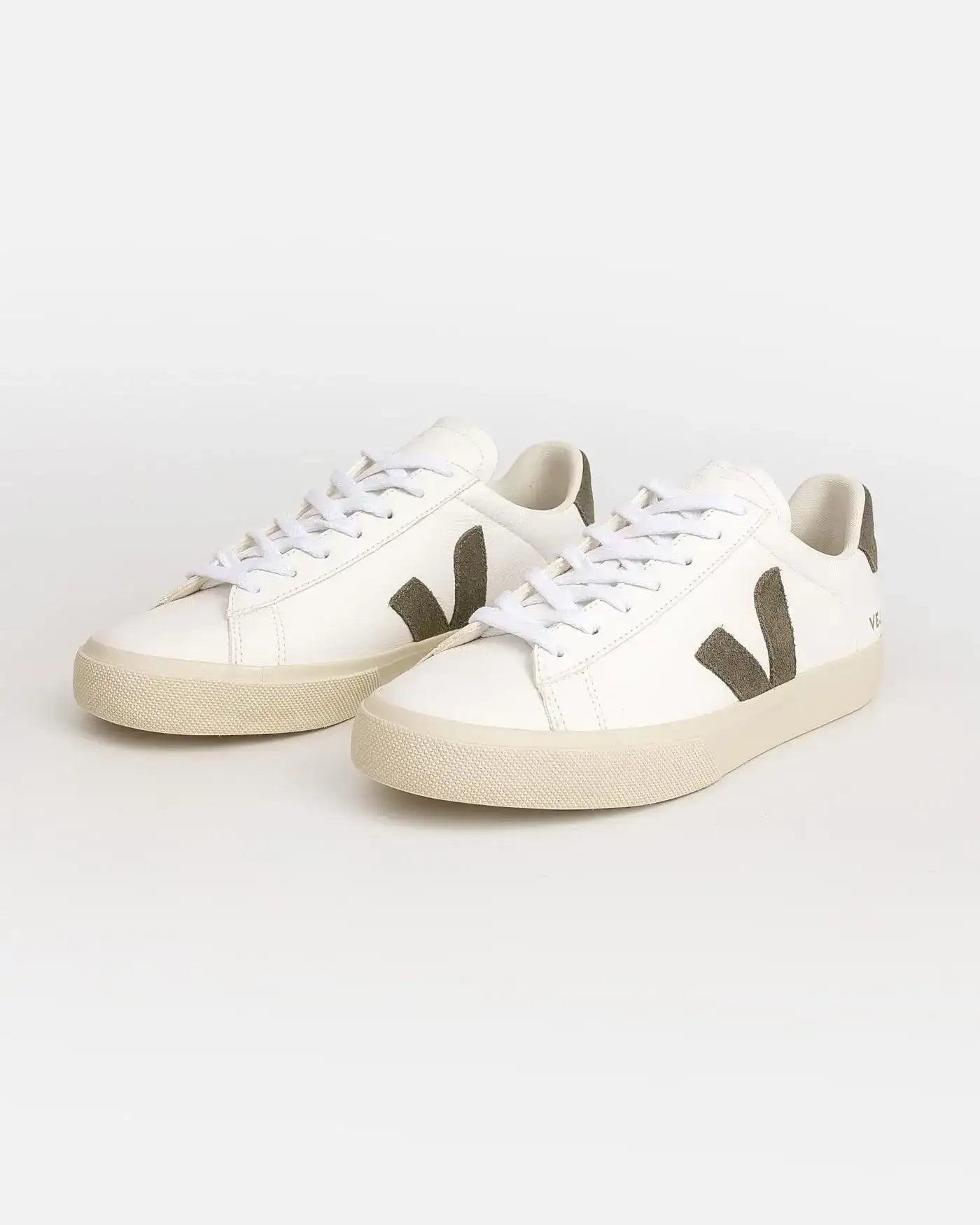 Zapatillas Veja Campo Leather Extra White Kakhi CP0502347B EXTRA-WHITE-KAKHI VEJA