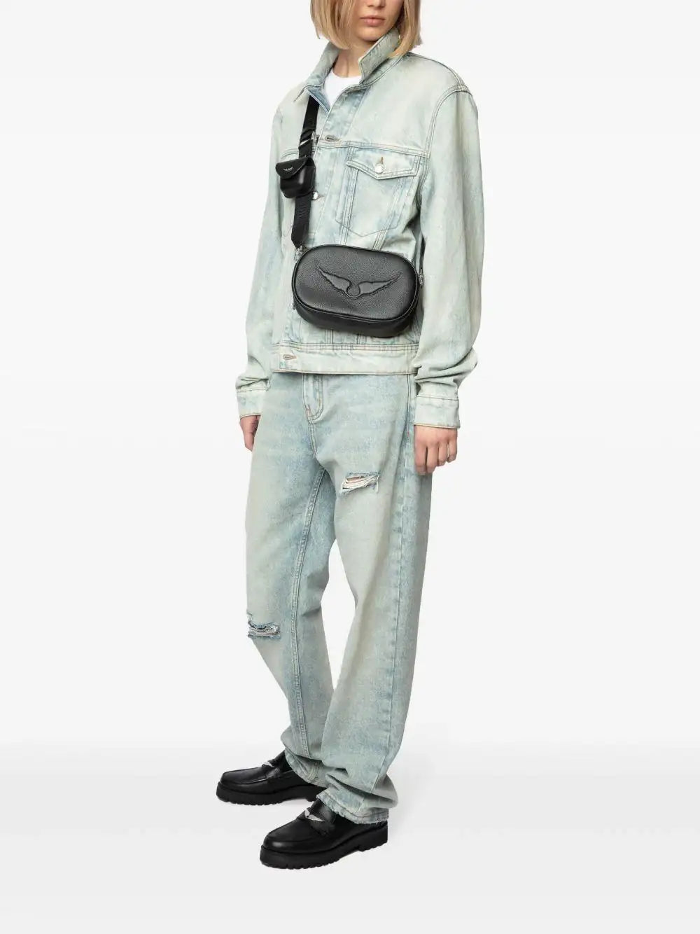 Bolso Zadig & Voltaire Rock With You Grained Leather LWBA03657 BLACK 011 ZADIG & VOLTAIRE