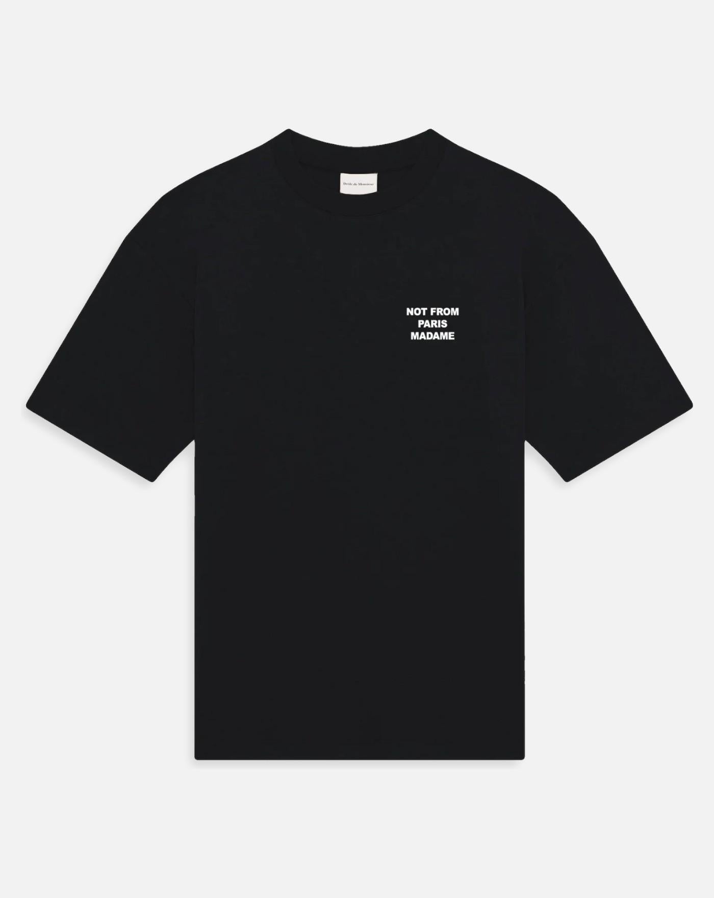 Camiseta Drole de Monsieur Le T-shirt Slogan TS203 CO002 BL DROLE DE MONSIEUR