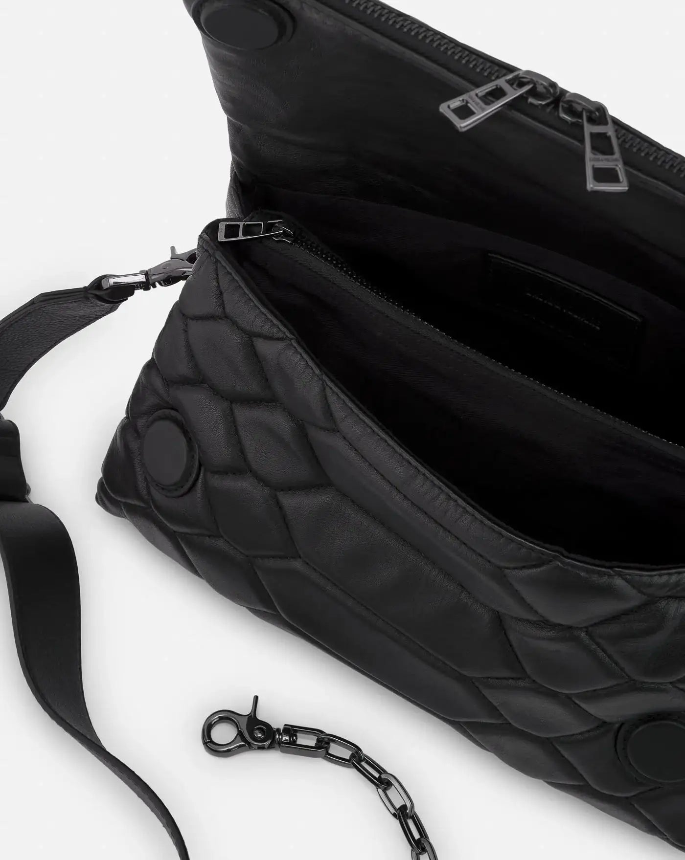 Bolso Zadig & Voltaire Rocky XL Mat Scale LWBA00055 NOIR 1 ZADIG & VOLTAIRE
