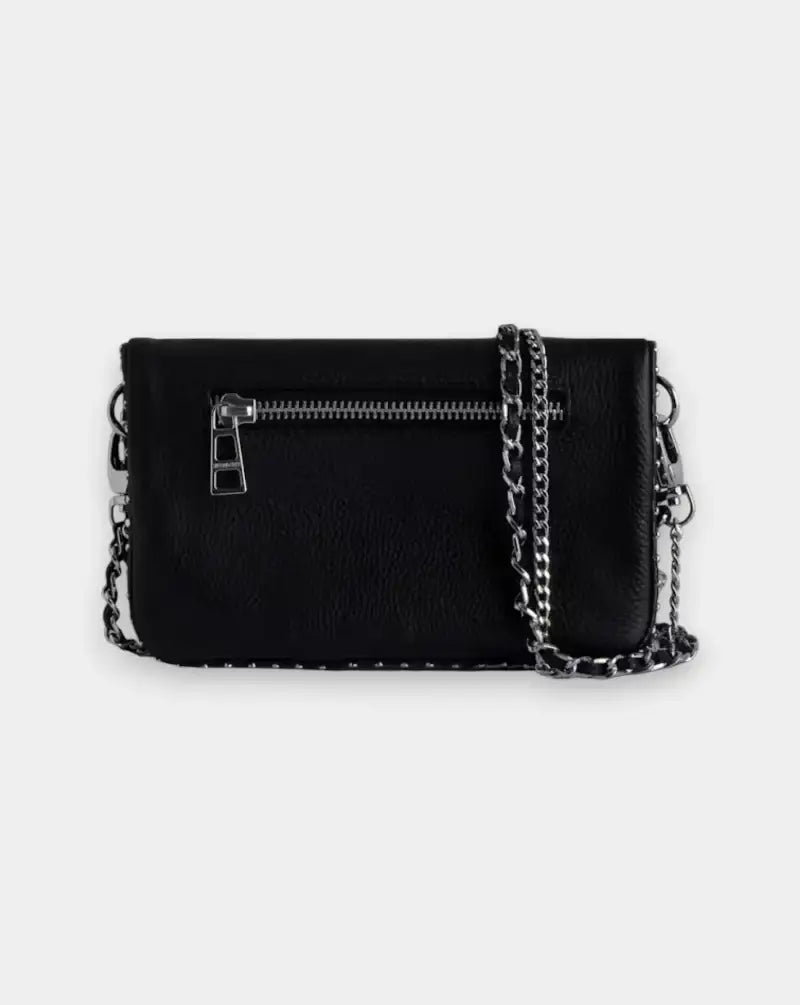 Bolso Zadig & Voltaire Rock Nano Grained Leath Studs LWBA03977 BLACK 011 ZADIG & VOLTAIRE