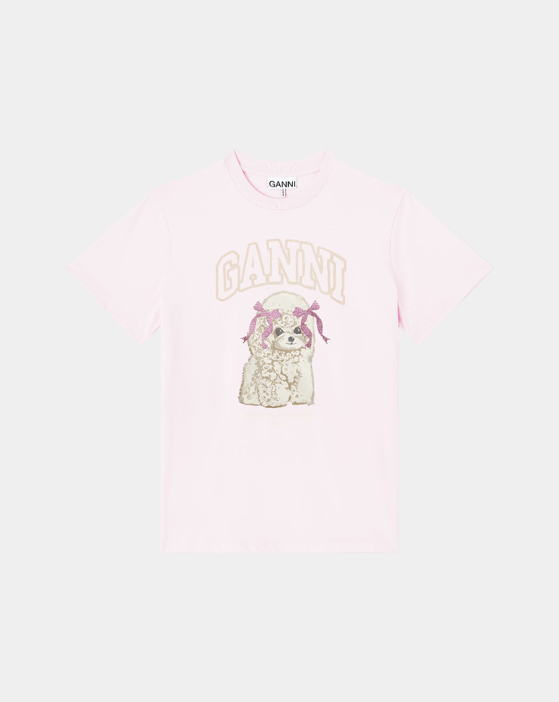 Camiseta Ganni Puppy A1050062 868 GANNI