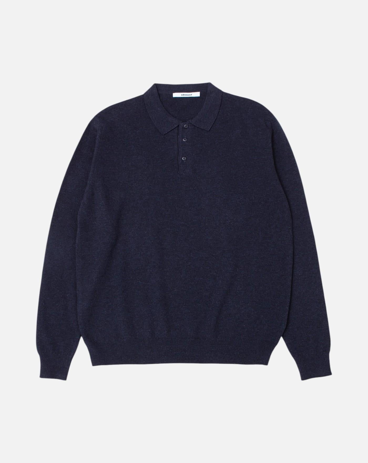 Polo Edmmond Wool 3266003590 PLAIN NAVY EDMMOND