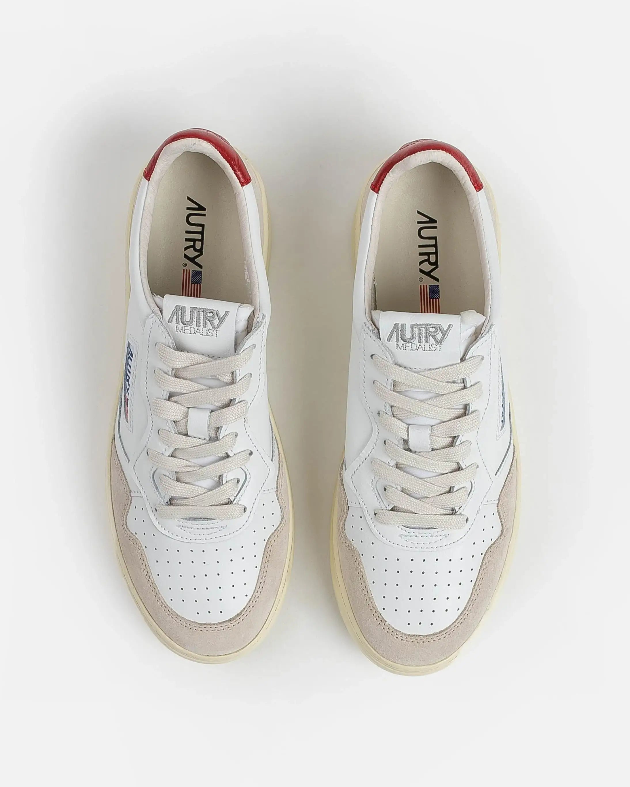 Zapatillas Autry AULM LS43 AULM LS43 WHT/RED AUTRY
