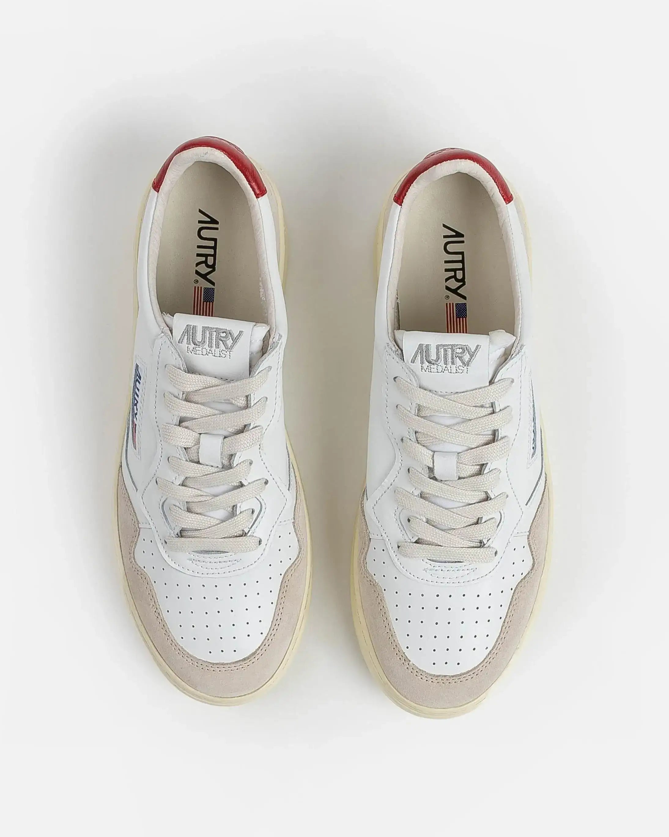 Zapatillas Autry AULM LS43 AULM LS43 WHT/RED AUTRY