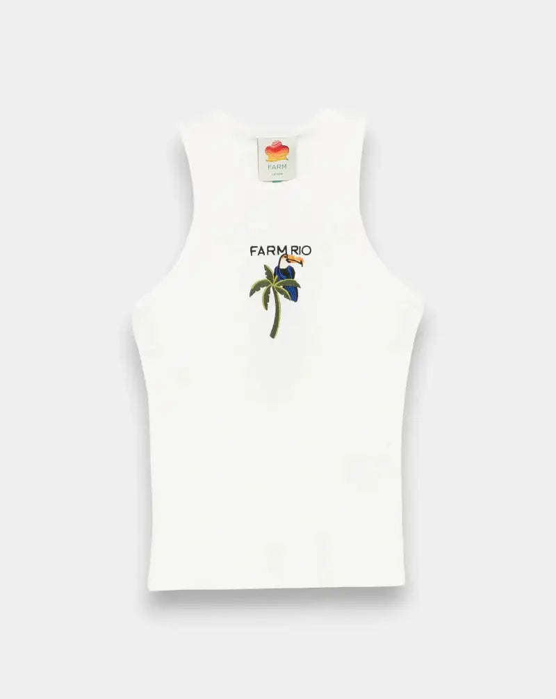 Top Farm Rio Tucanissimo Tank 349811 L0025 OFF-WHITE FARM RIO