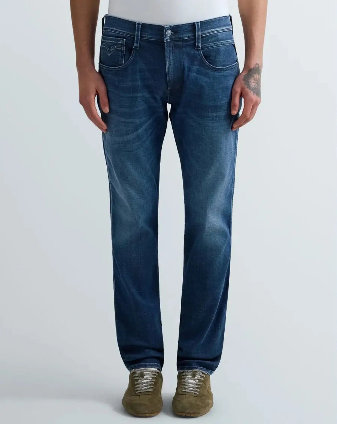 Denim Replay Anbass Hyperflex M914Y0032661124 009 REPLAY