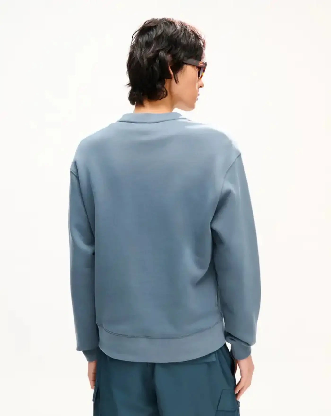 Sudadera de algodón bordada 'KENZO Signature'<BR/><BR/> FG65SW2704MJ 98 GREY KENZO