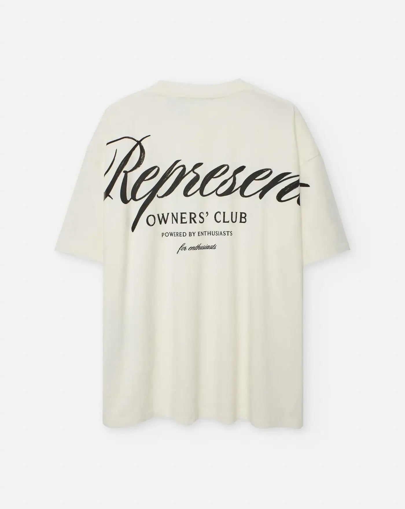 Camiseta Represent Owners Club Script OCM41201 072FLAT WHITE REPRESENT