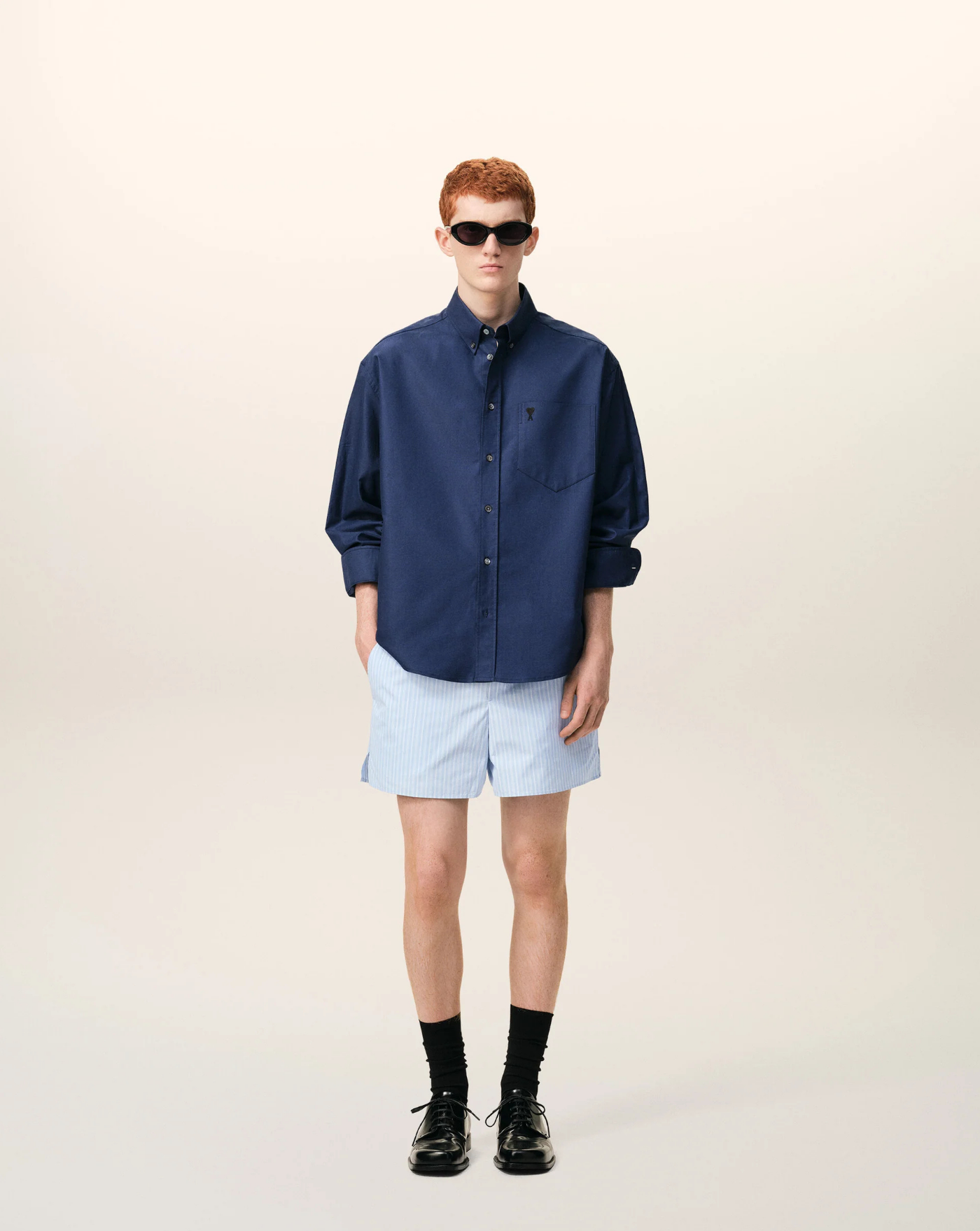 Bermudas Ami Paris Ellasticated Shorts USO806CO0219 4844 AMI PARIS