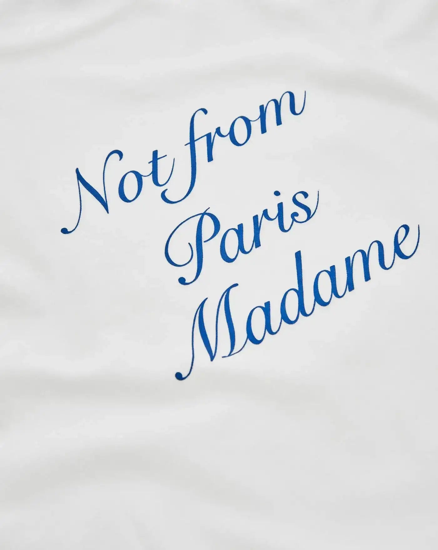 Camiseta Drole de Monsieur Le T-Shirt Slogan Cursive TS209 CO002 OW DROLE DE MONSIEUR
