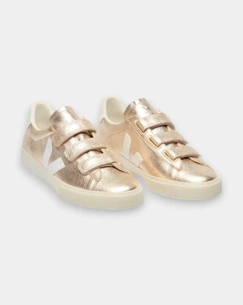 Zapatillas Veja Recife Logo Leather Platine White RC0502418A PLATINE WHITE VEJA