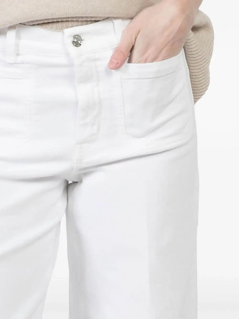 Denim Frame Le Slim Palazzo LSPIP238 WHT FRAME