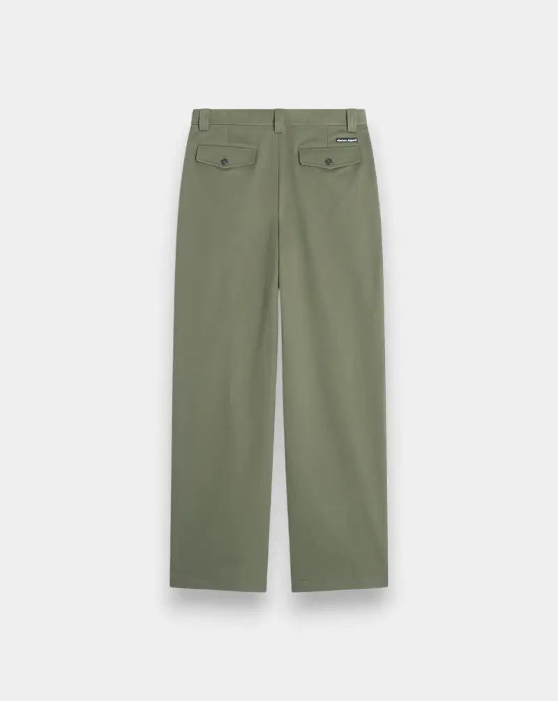 Pantalon Maison Kitsune Relaxed Pleated Pan PM01125WW9043 0079 MAISON KITSUNE