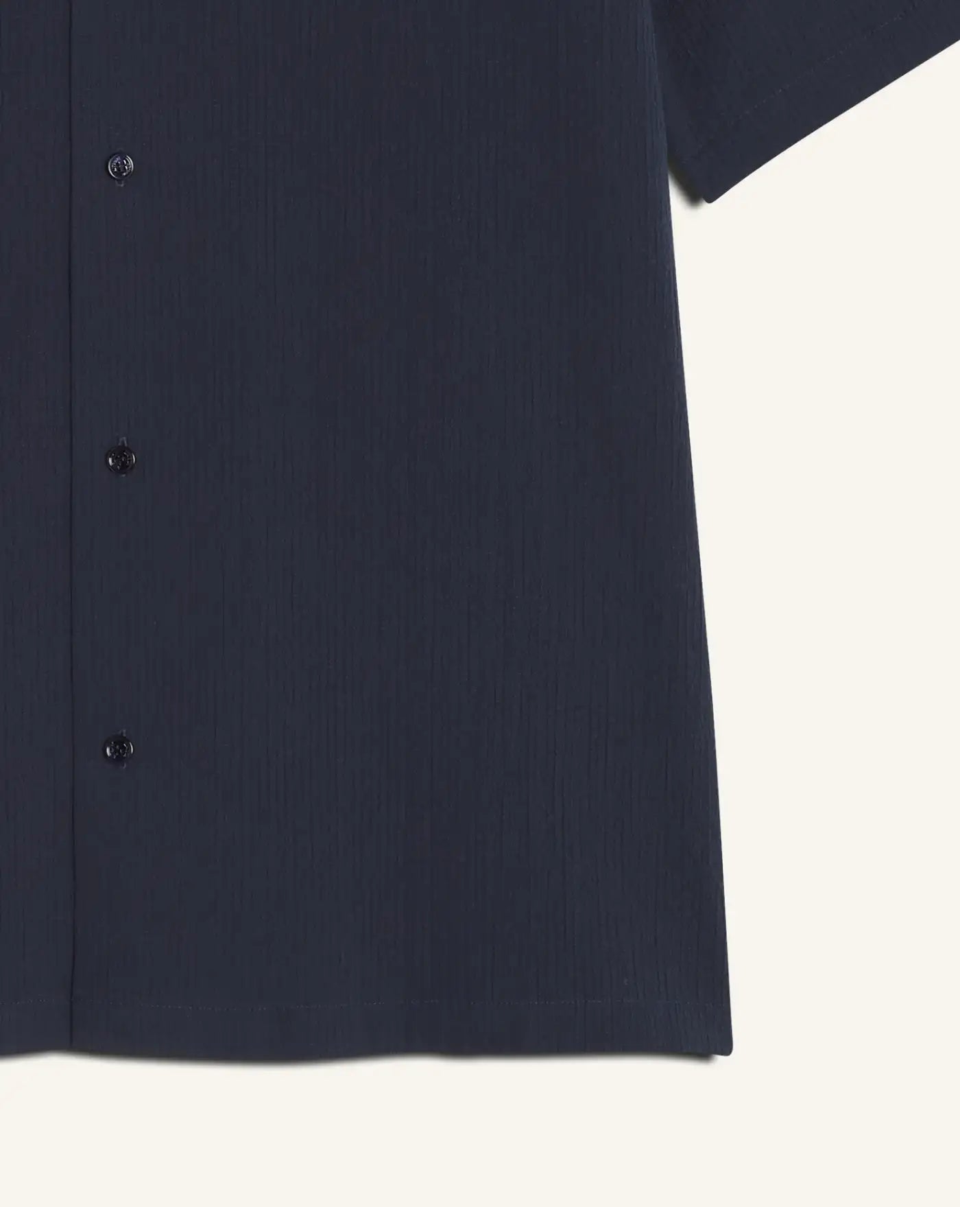 Camisa Maison Kitsune Seersucker Resort QM00407WC5082 0413 MAISON KITSUNE