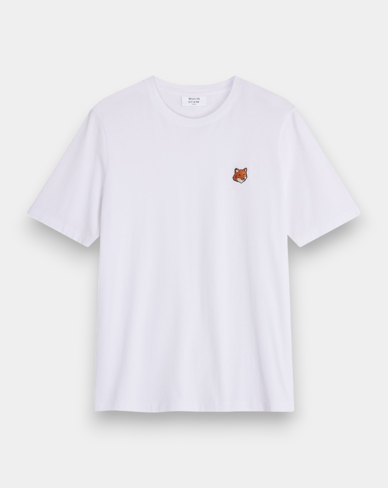 Camiseta Maison Kitsune Fox Head Regular PM00107KJ7026 P100 MAISON KITSUNE