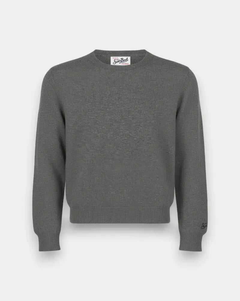 Jerseyy Mc2 Saint Barth Regent Merino REGE013 00030I 15G CHARCOAL MC2 SAINT BARTH