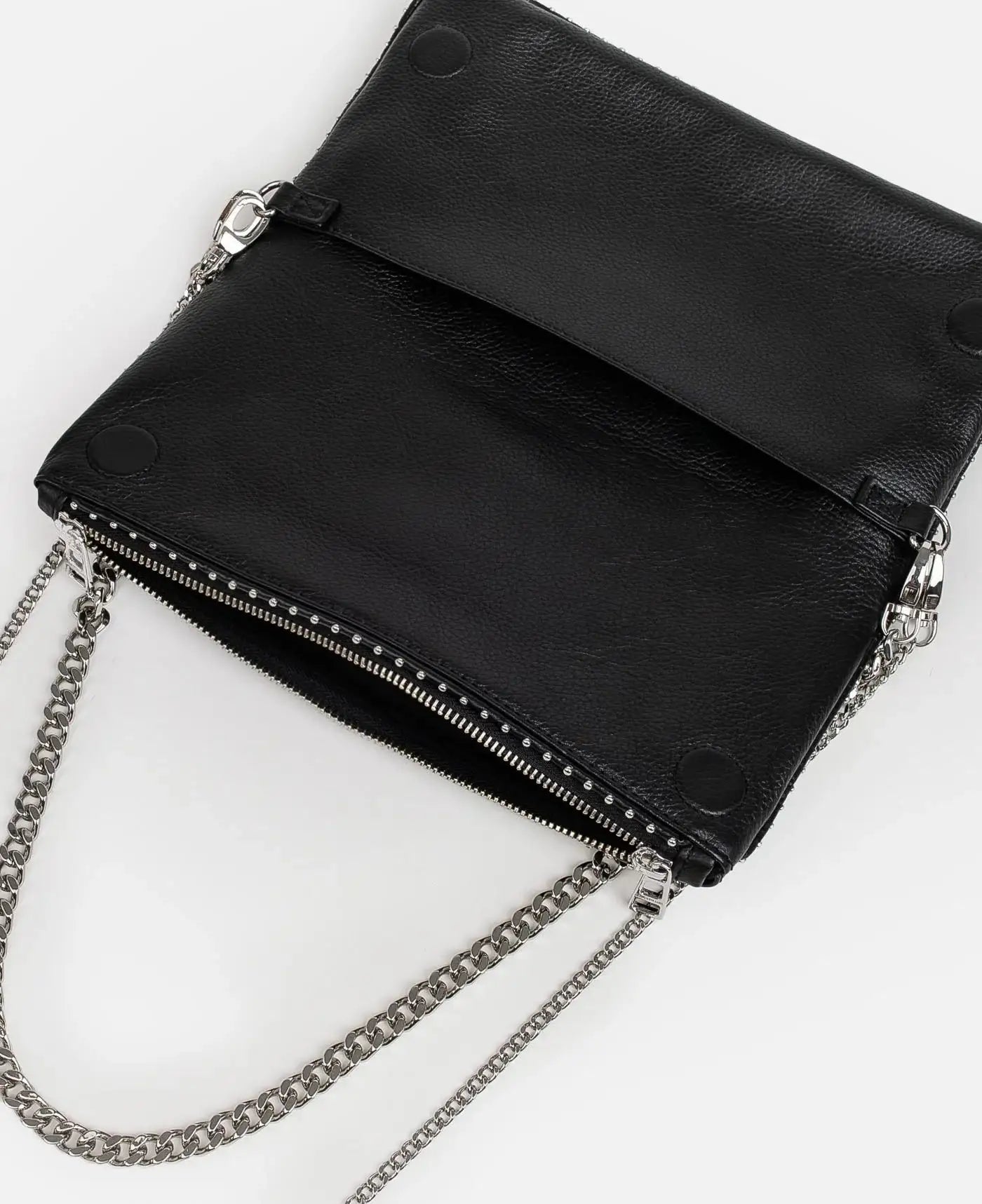 Bolso Zadig & Voltaire Rock Grained Leather + Studs LWBA00002 NOIR 001 ZADIG & VOLTAIRE