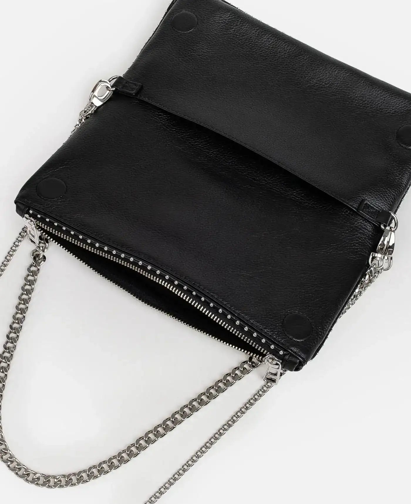 Bolso Zadig & Voltaire Rock Grained Leather + Studs LWBA00002 NOIR 001 ZADIG & VOLTAIRE