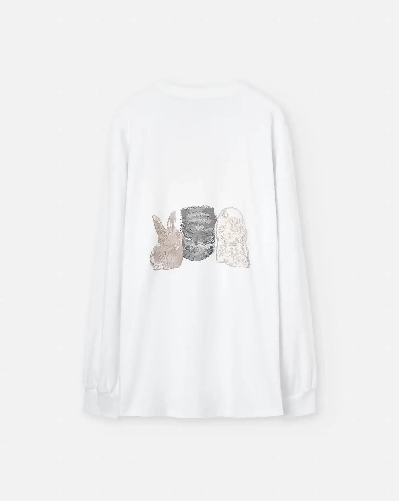 Camiseta Ganni Animals T4275 151 GANNI