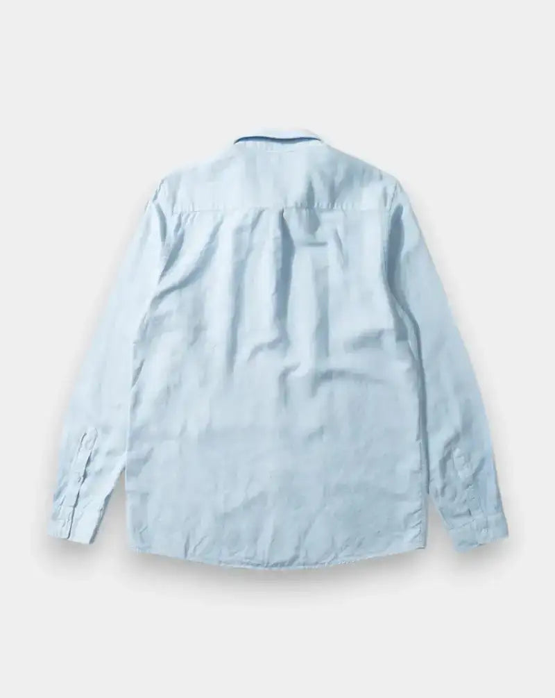 Camisa Edmmond Linen 1251005500 PLAIN LIGHT BLUE EDMMOND