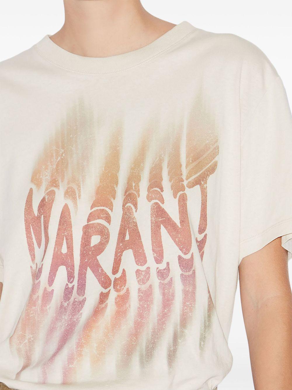 Camiseta Isabel Marant Zoeline TS0147FAC1N07E 23EC ISABEL MARANT
