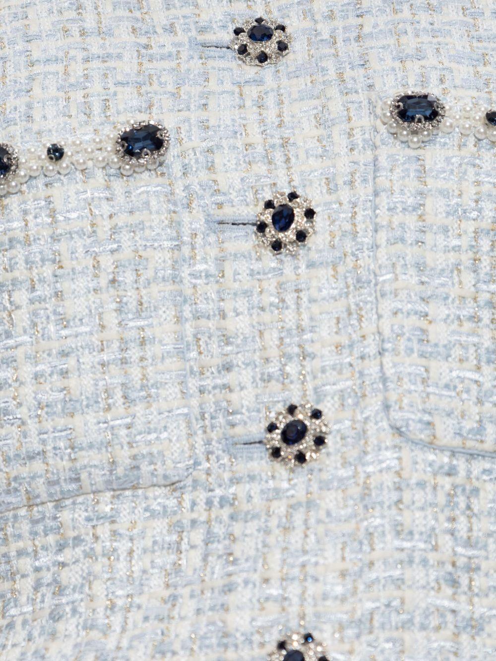 Chaqueta Self Portrait Boucle SS25008J BLUE SELF-PORTRAIT