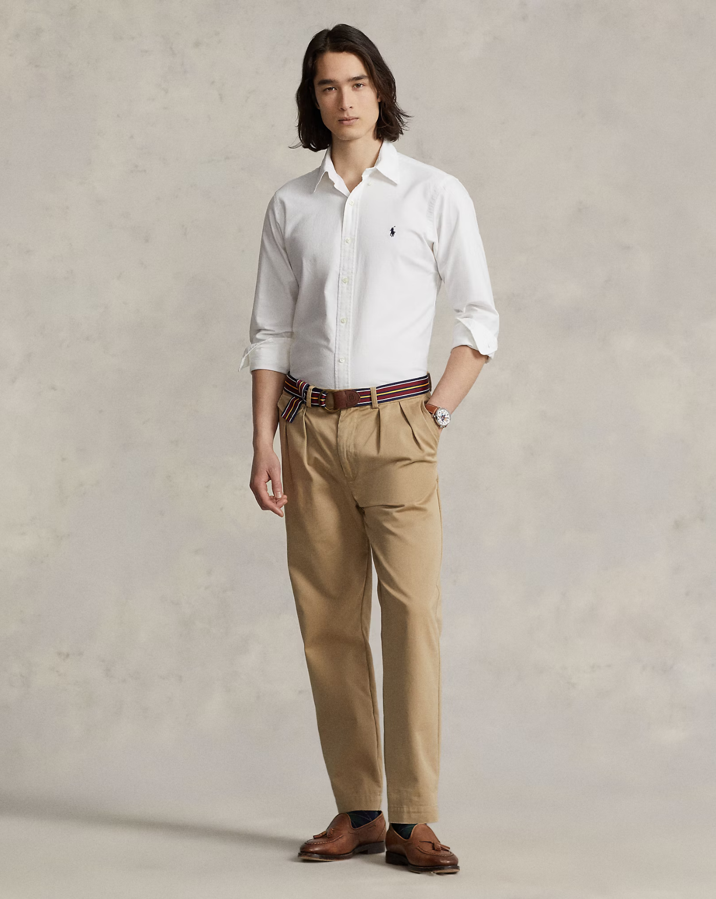 Camisa Polo Ralph Lauren Oxford 710772290003 WHITE POLO RALPH LAUREN