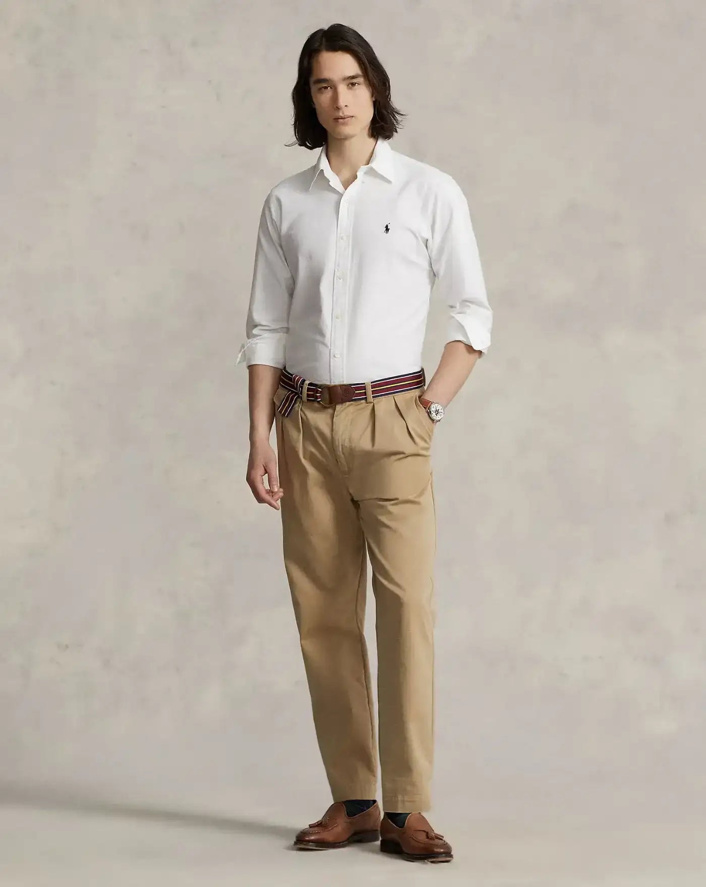 Camisa Polo Ralph Lauren Oxford 710772290003 WHITE POLO RALPH LAUREN