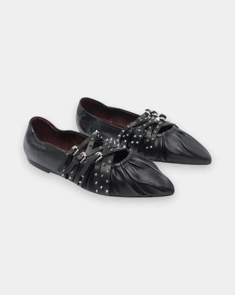 Zapatos Ash Brendah Nappa Foulard BRENDAH03 BLACK ASH