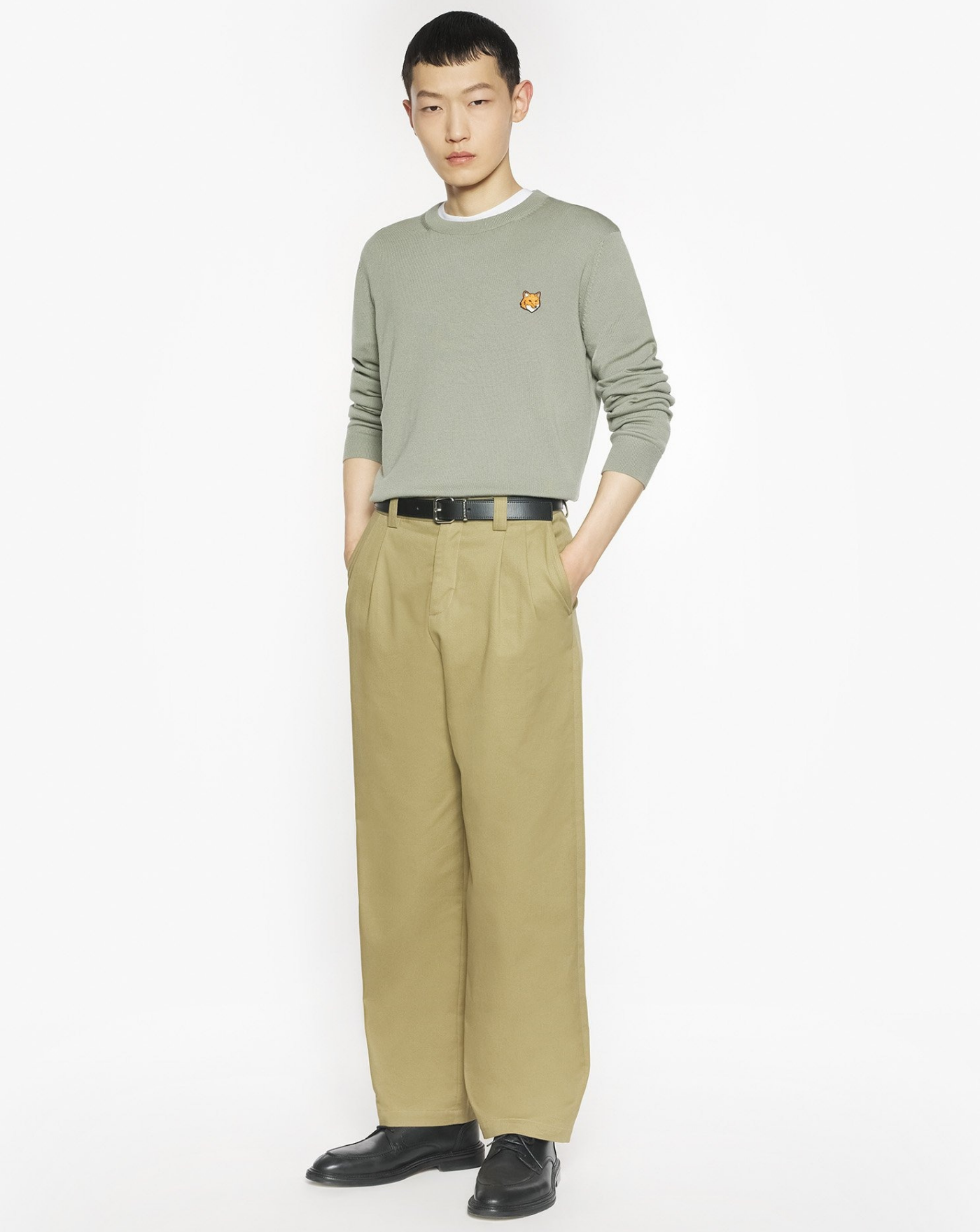 Jersey Maison Kitsune Fox Head PM00801KT1181 P131 MAISON KITSUNE