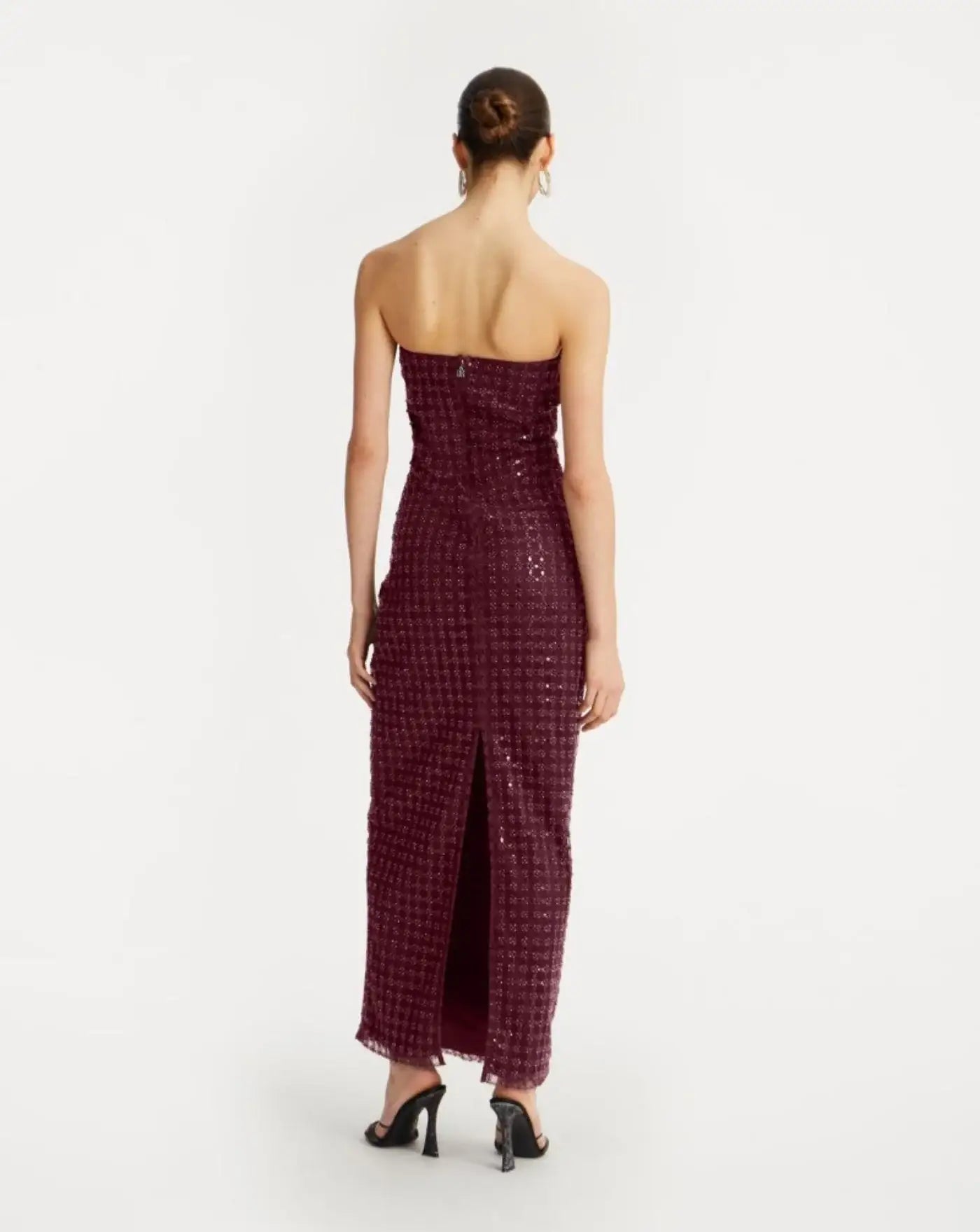 Vestido Rotate Beaded Maxi Tube Dress 1150492734 2734 ROTATE