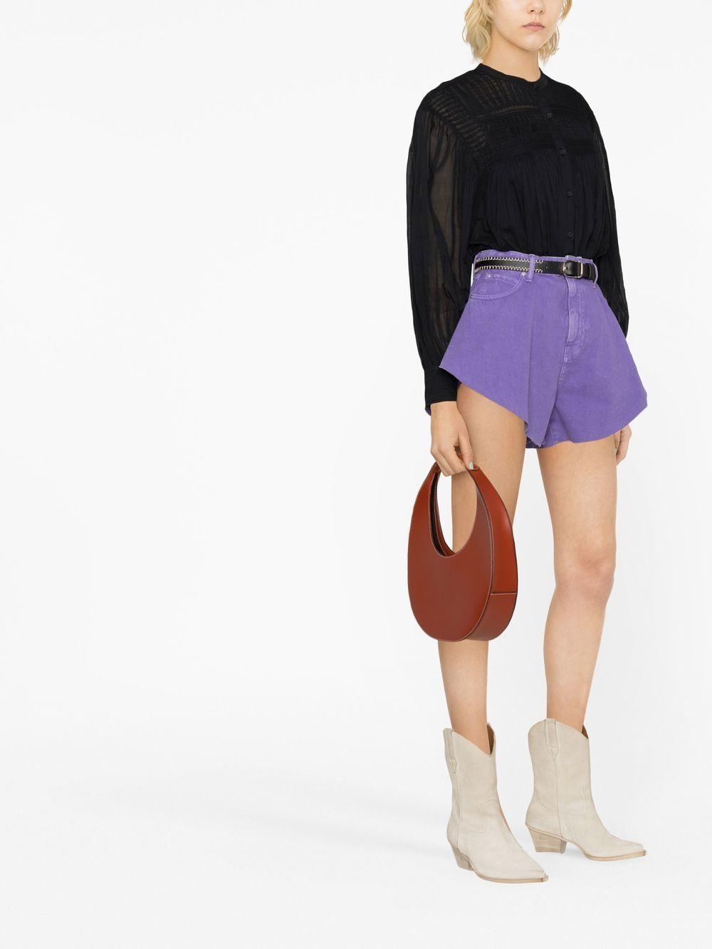 Blusa Isabel Marant Plalia HT0002FCB3J04E 01BK ISABEL MARANT