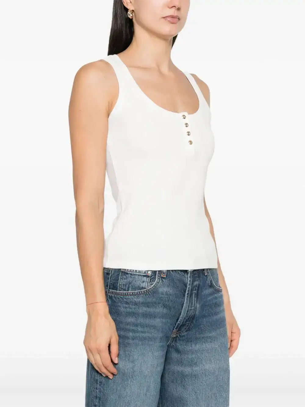 Top Anine Bing Alessia Tank A0810316 IVORY ANINE BING