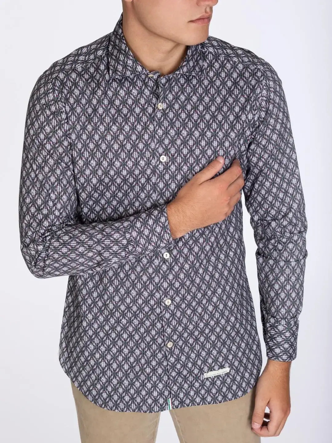 Camisa Tintoria Mattei Estampado 1RCRNJWFX1 25 TINTORIA MATTEI
