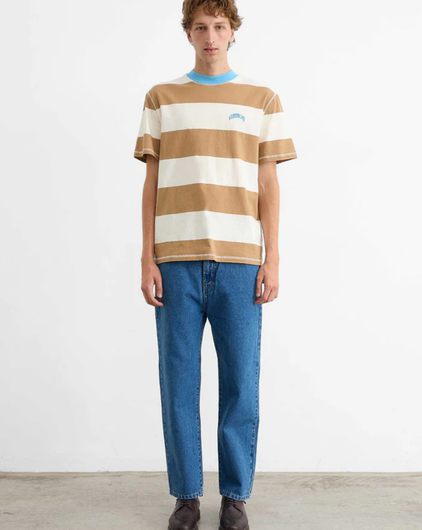 Camiseta Edmmond Striped Top 3253004750 PLAIN BROWN EDMMOND