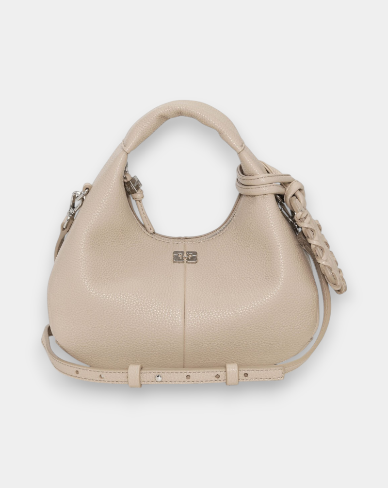 Bolso Ganni Hobo Grained A6978 686 GANNI