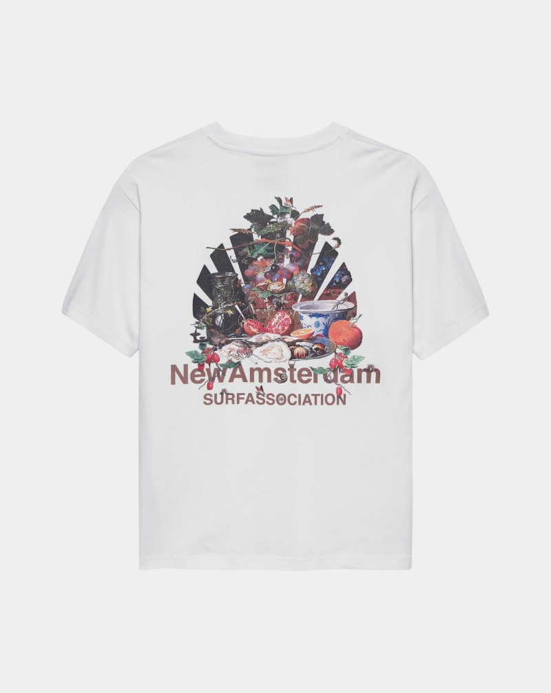 Camiseta New Amsterdam Buffet Tee 2502076001 WHITE NEW AMSTERDAM