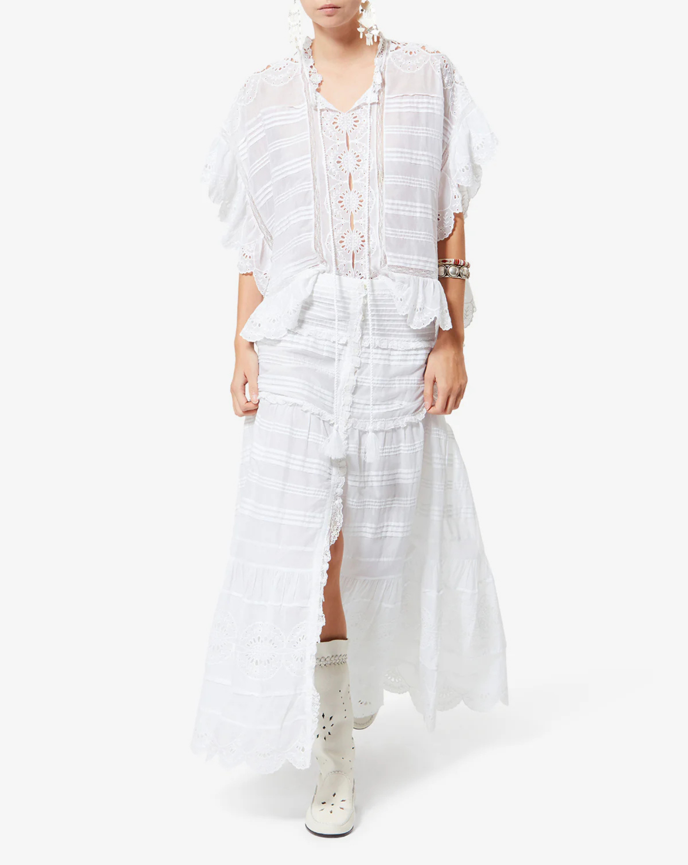 Blusa Isabel Marant Payton HT0768FAD1J05E 20WH ISABEL MARANT